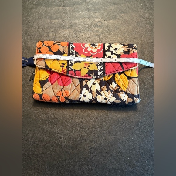 Vera Bradley Bittersweet Floral Houndstooth Mandy Shoulder Bag Purse + Wallet - Picture 11 of 16